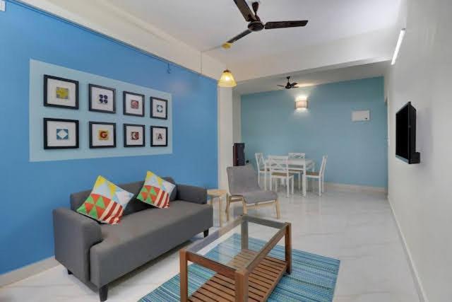 Luxury 2Bhk Apartment Near Calangute Baga Beach With Pool ภายนอก รูปภาพ