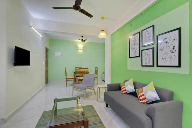 Luxury 2Bhk Apartment Near Calangute Baga Beach With Pool ภายนอก รูปภาพ