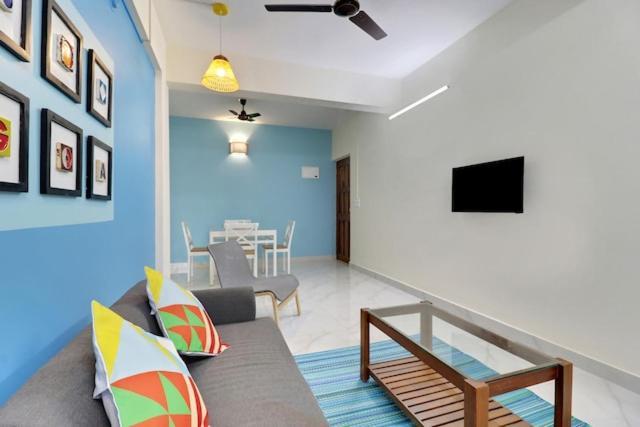 Luxury 2Bhk Apartment Near Calangute Baga Beach With Pool ภายนอก รูปภาพ