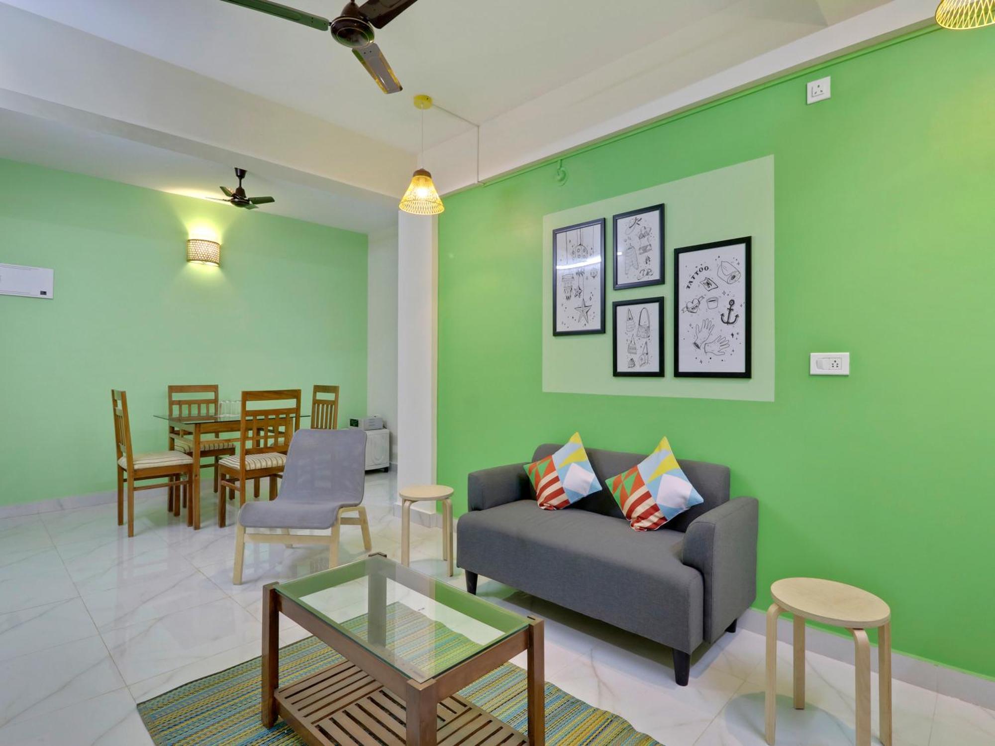Luxury 2Bhk Apartment Near Calangute Baga Beach With Pool ภายนอก รูปภาพ