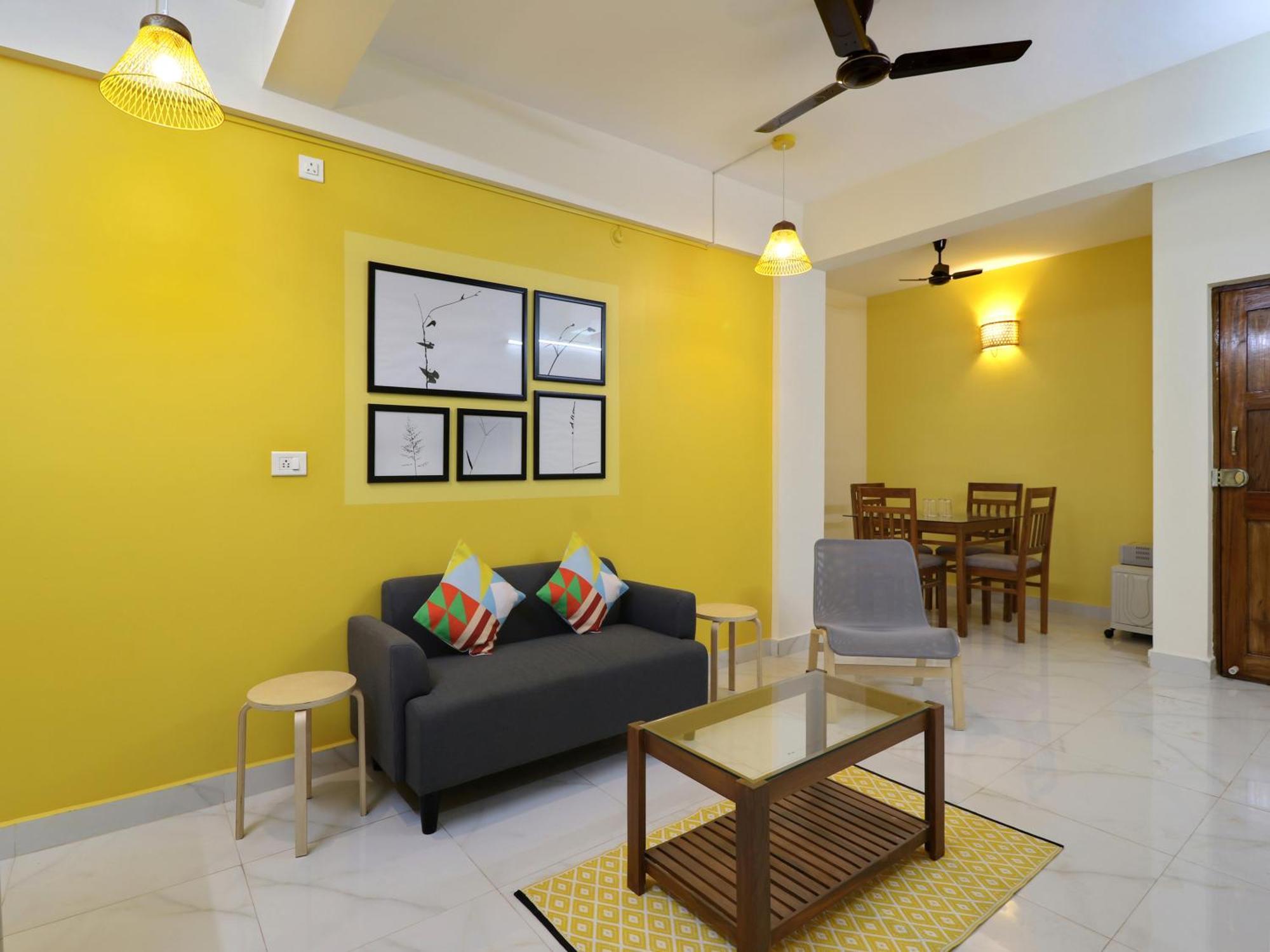 Luxury 2Bhk Apartment Near Calangute Baga Beach With Pool ภายนอก รูปภาพ